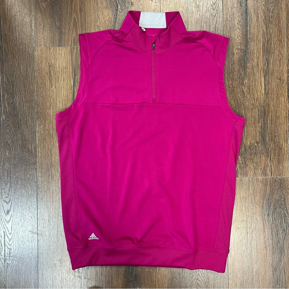 Adidas Golf Club Zip Vest SZ MED - Picture 2 of 6